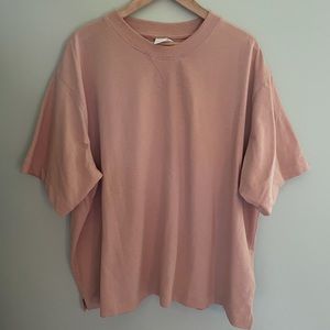 HM oversized Basic T in Blush